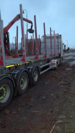 लट्ठों के लिए सेमी-ट्रेलर 02.03.2019 - 01.04.2019 |  परिवहन तथा माल-परिवहन | MT Transport a logistika