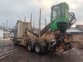 लट्ठों के लिए ट्रक Scania R450 |  परिवहन मशीनें | लकड़ी का काम करने की मशीनरी | Tartak Drewbud